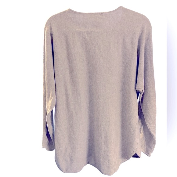 Michael Kors Women’s Long Sleeve Gray Pullover Sweater - Size XL - Picture 3 of 6